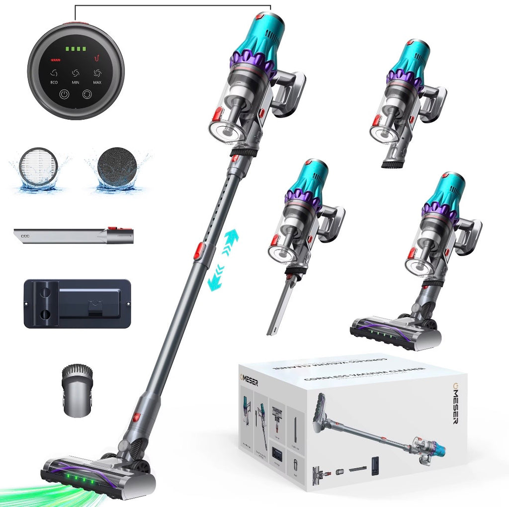 Cordless & Powerful Stick Vacuum Cleaner (35kPa) – Multi-Functional Handheld Wireless Vacuum
