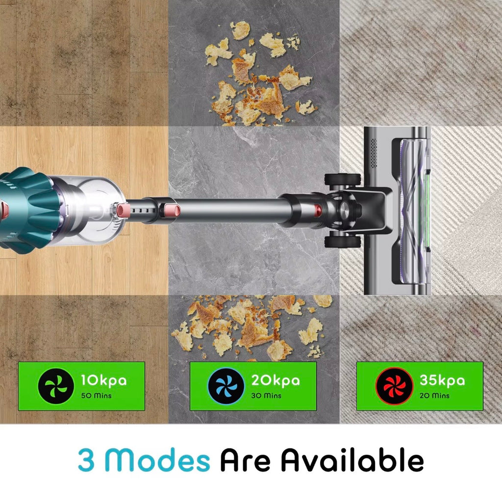 Cordless & Powerful Stick Vacuum Cleaner (35kPa) – Multi-Functional Handheld Wireless Vacuum
