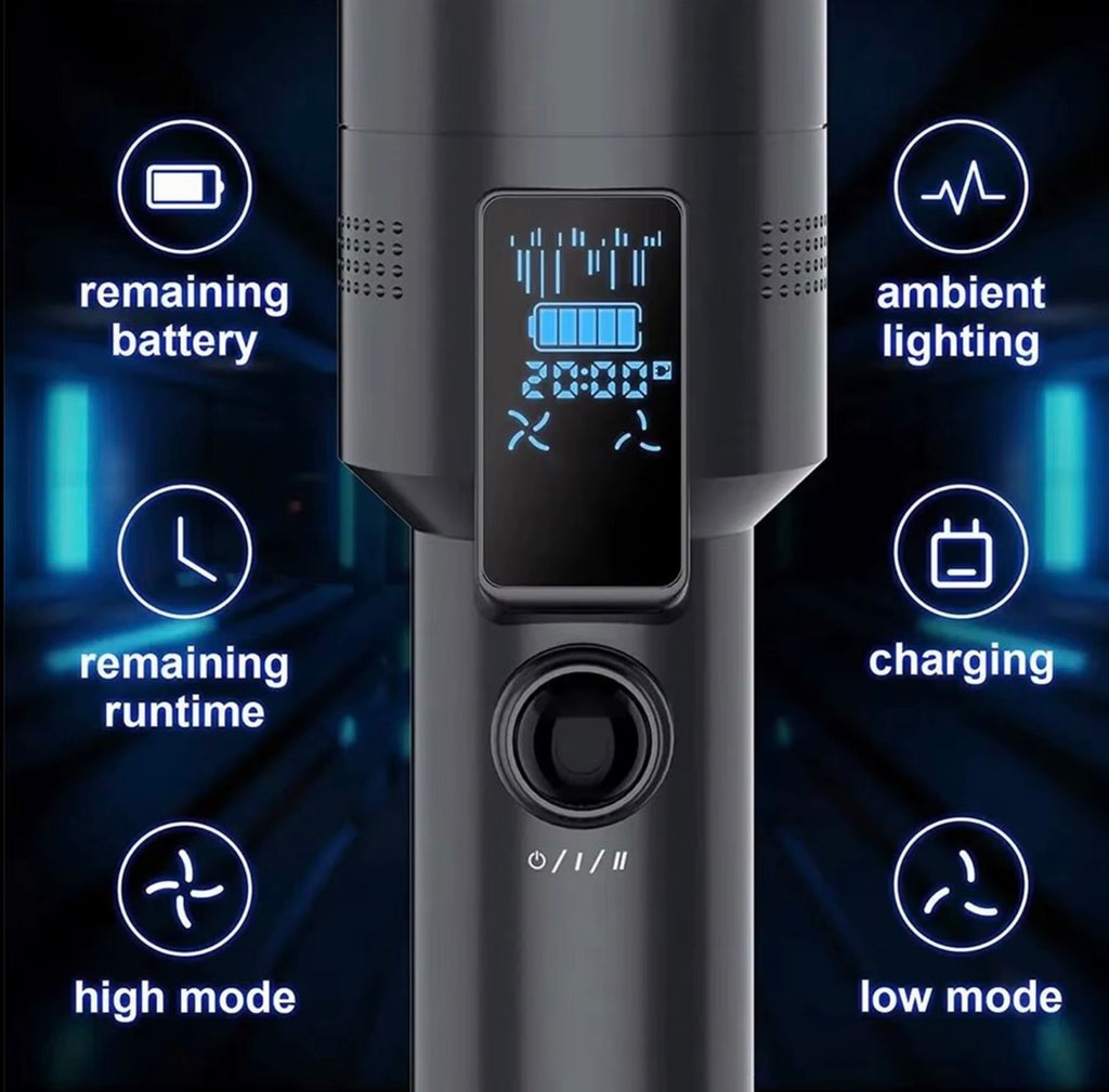 Mini Cordless Car Vacuum Cleaner (18000Pa) – High-Suction Wireless Handheld Vacuum with Digital Display
